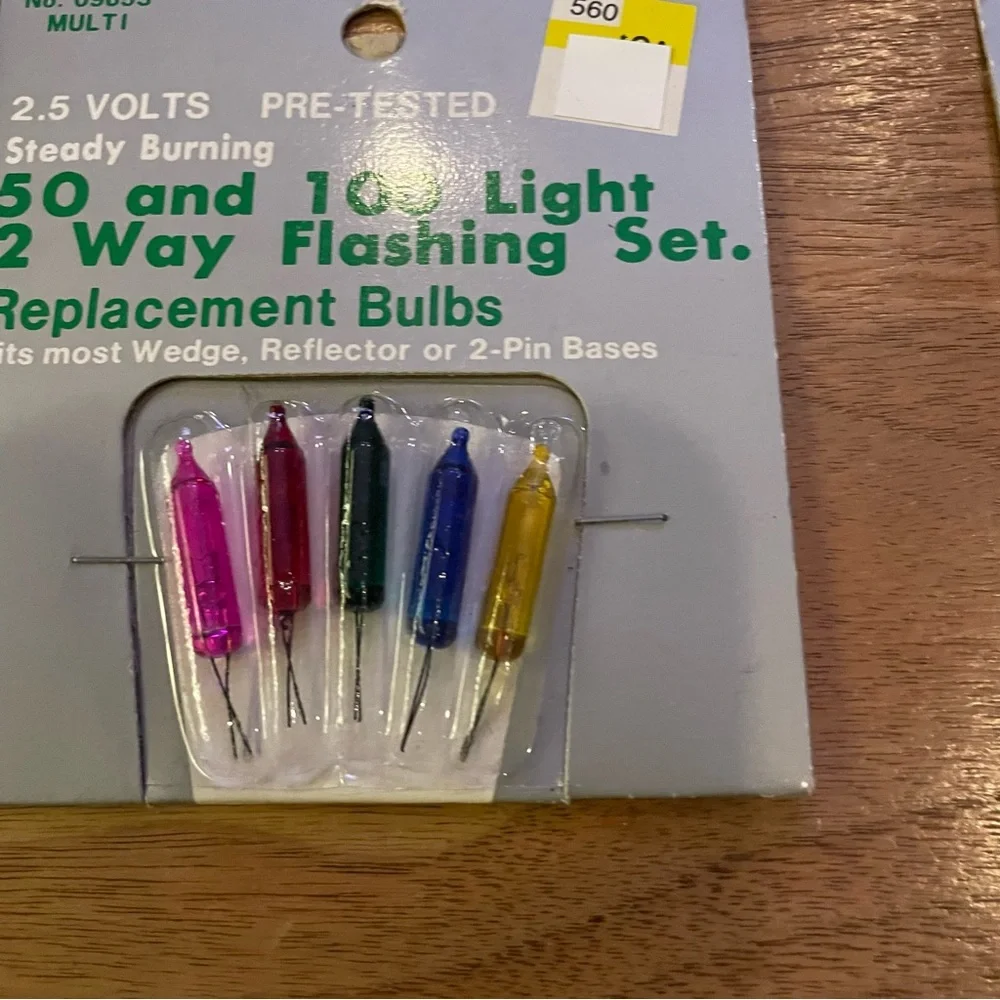 7 packs Christmas light replacement bulbs